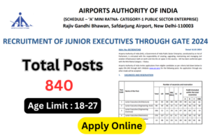 AAI ATC Recruitment 2024: Notification Out for 840 Posts