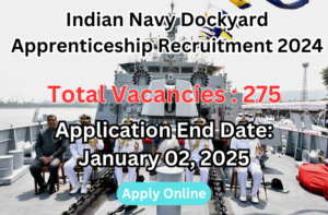 Indian Navy Dockyard Apprenticeship Recruitment 2024