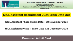 NICL Assistant Recruitment 2024 Exam Date Out for 500 Vacancies