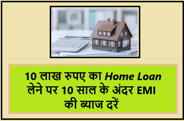 HOME LOAN EMI - EQUATED MONTHLY INSTALLMENT