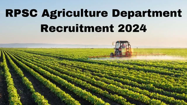 RPSC Various Agriculture Department Post Recruitment 2024 - Copy