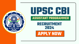 UPSC CBI Assistant Programmer Recruitment