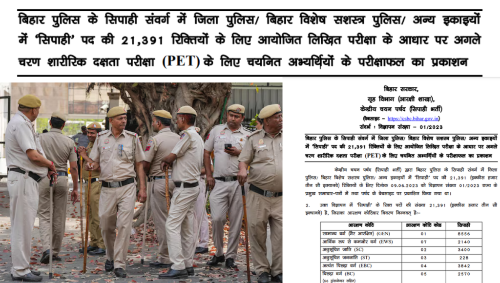 Bihar Police Constable BPC Result Out 2024