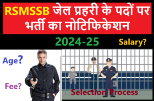 Jail Guard Recruitment Notification Released 2024