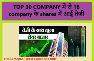 SHARE MARKET Speed Sensex And Nifty